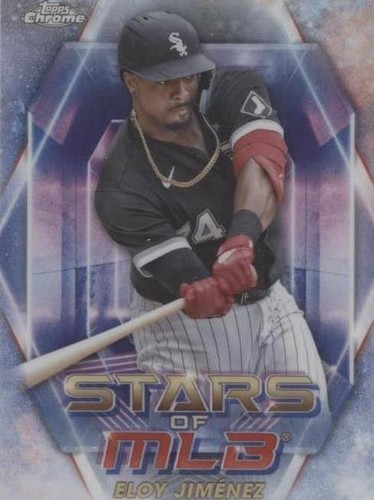 TOPPS MLBカード TIER ONE ELOY JIMENEZ CHICAGO WHITE SOX 10/25 #BOA-EJ 送料無料 中古 IT1 2023 Topps Stars Of MLB Chrome #SMLBC-41 Eloy Jimenez