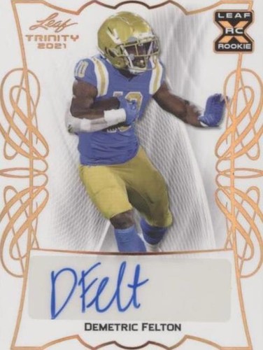 2021 Leaf Trinity Demetric Felton #BA-DF2