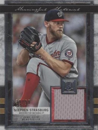 2020 Topps Museum Collection - Stephen Strasburg #MMR-SS