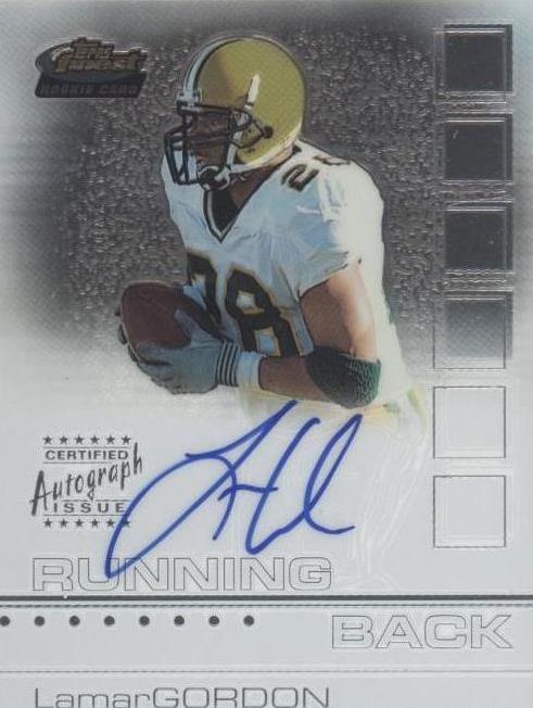 2002 Topps Finest Lamar Gordon #131