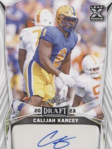 2023 Leaf Draft Calijah Kancey #BA-CK1