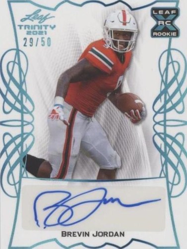 2021 Leaf Trinity Brevin Jordan #BA-BJ1