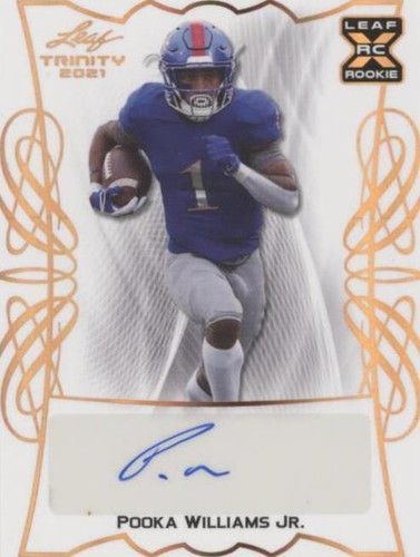 2021 Leaf Trinity Pooka Williams Jr. #BA-PWJ