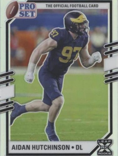 2022 Leaf Pro Set Draft Aidan Hutchinson #PSB-AH1