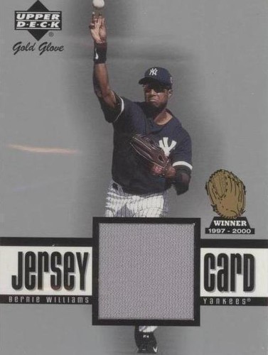 2001 Upper Deck Gold Glove - Bernie Williams #GG-BW