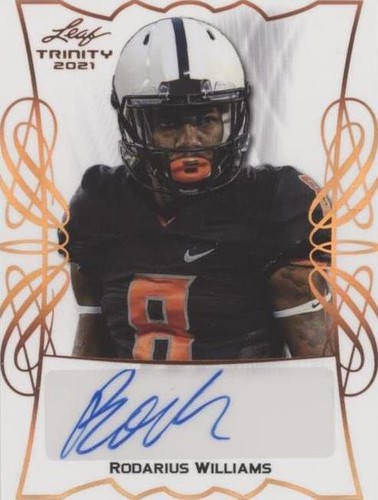 2021 Leaf Trinity Rodarius Williams #TPA-RW2
