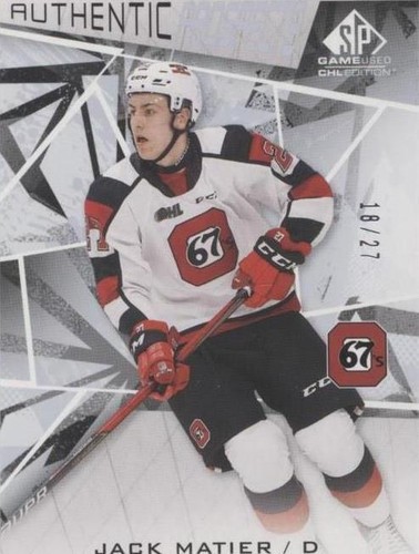 2021-22 Upper Deck SP Game Used CHL Edition - Jack Matier #52