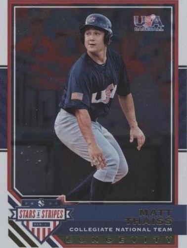2017 Panini USA Baseball Stars & Stripes Longevity - Matt Thaiss #75