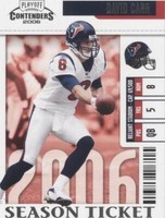 2006 Playoff Contenders David Carr #38