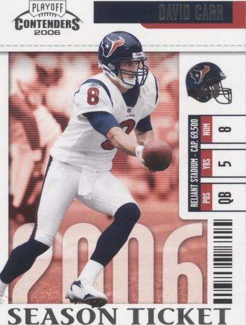 2006 Playoff Contenders David Carr #38
