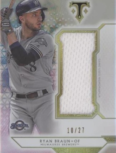 2018 Topps Triple Threads - Ryan Braun #SJR-RB2