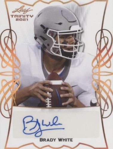 2021 Leaf Trinity Brady White #TPA-BW1