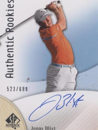 2014 SP Authentic - Jonas Blixt #96