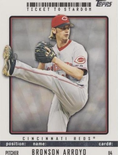 2009 Topps Ticket To Stardom - Bronson Arroyo #114