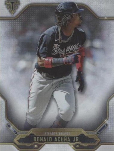 その他 TOPPS MUSEUM COLLECTION Acuna Jr. auto RONALD ACUNA JR. 2023 Topps Museum Collection #5/15 Relic