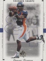 1999 SP Authentic Shannon Sharpe #27