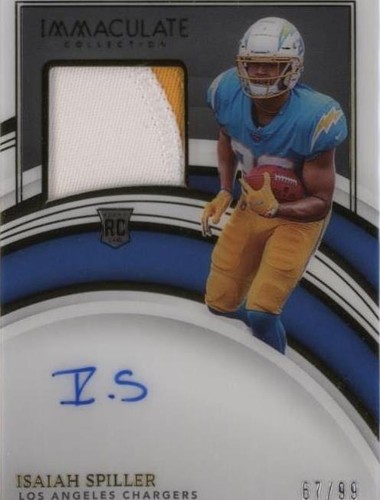 2022 Panini Immaculate Collection Isaiah Spiller #134
