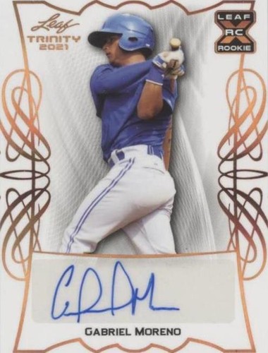 2021 Leaf Trinity - Gabriel Moreno #BA-GM1