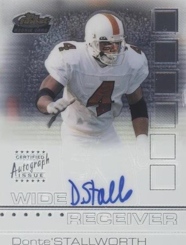 2002 Topps Finest Donte Stallworth #117