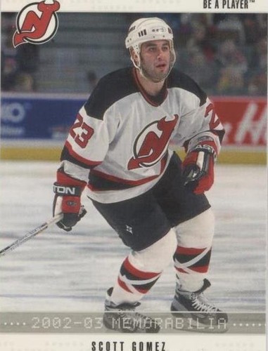 2002-03 In the Game Be A Player Memorabilia - Scott Gomez #152