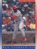 1992 Classic Update Blue/Red Travel Edition - Wes Chamberlain #T55