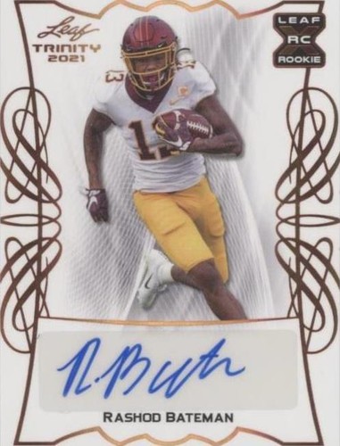 2021 Leaf Trinity Rashod Bateman #BA-RB2