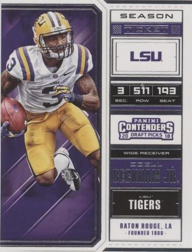 2018 Panini Contenders Draft Picks Odell Beckham Jr. #77