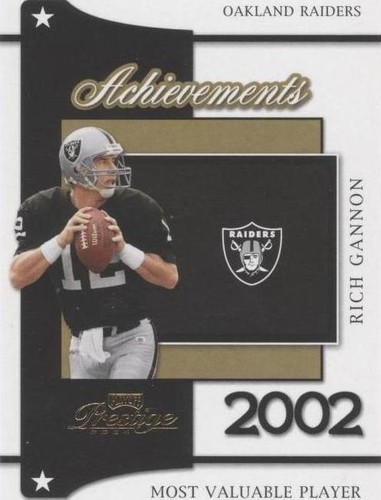 2004 Playoff Prestige Rich Gannon #A-13