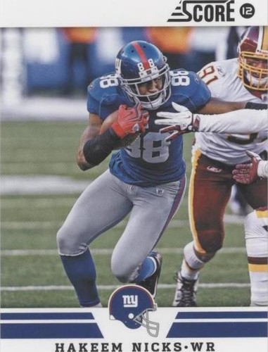2012 Score Hakeem Nicks #35