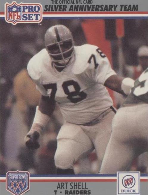 1990 Pro Set Super Bowl XXV Binder Set Art Shell #8