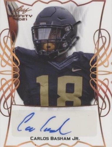 2021 Leaf Trinity Carlos Basham Jr. #TPA-CBJ