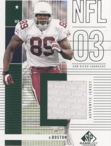 2003 SP Game Used Edition David Boston #154