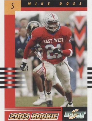 2003 Score Mike Doss #329