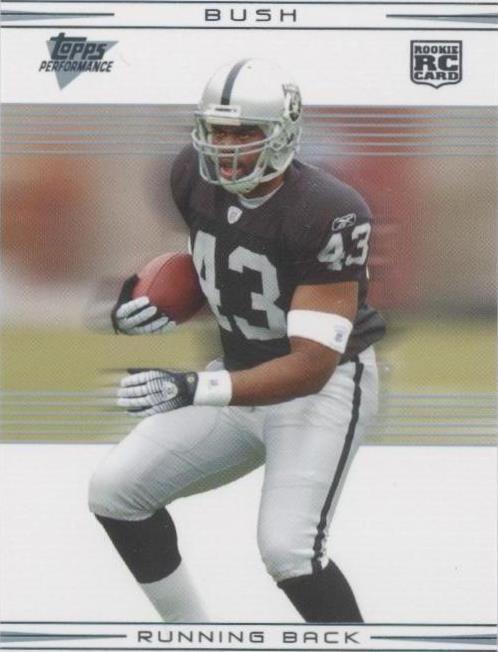 2007 Topps Performance Michael Bush #128