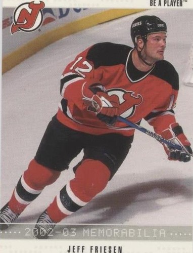 2002-03 In the Game Be A Player Memorabilia - Jeff Friesen #62