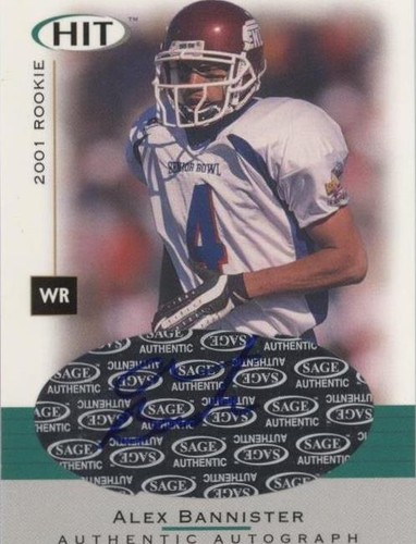 2001 SAGE Hit Alex Bannister #A19