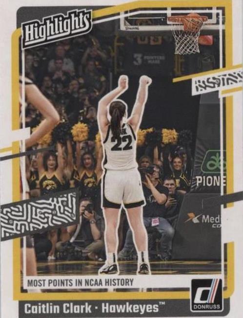 2024 Panini Caitlin Clark Collection Featuring Rookie Highlights Caitlin Clark #H11 Card