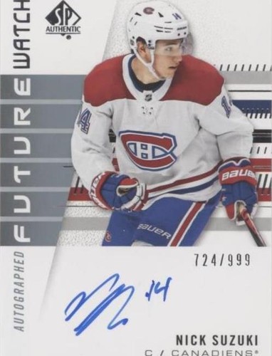 2019-20 SP Authentic - Nick Suzuki #192
