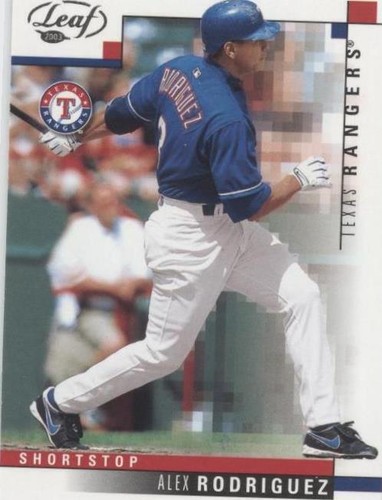 2003 Leaf - Alex Rodriguez #108