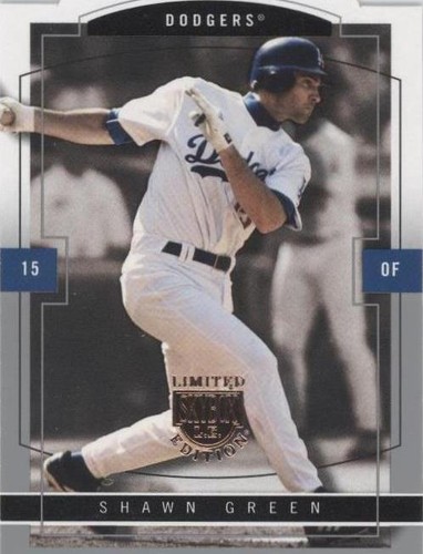 メジャーリーグ　カード　Shawn Green SHAWN GREEN DODGERS LEGEND PACK PULLED BASEBALL CARD LIMITED