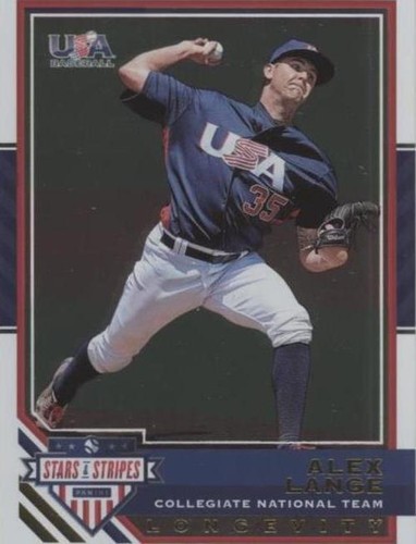 2017 Panini USA Baseball Stars & Stripes Longevity - Alex Lange #17