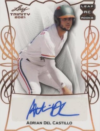 2021 Leaf Trinity - Adrian Del Castillo #BA-ADC