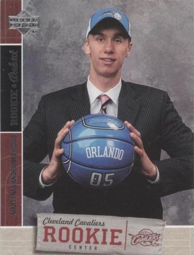 2005-06 Upper Deck Rookie Debut - Martynas Andriuskevicius #104