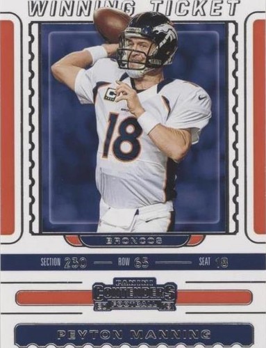 2019 Panini Contenders Peyton Manning #WT-2