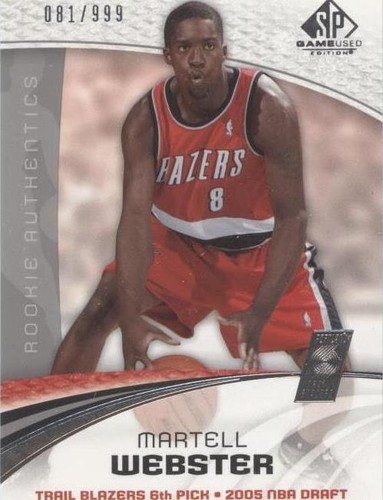 2005-06 SP Game Used Edition - Martell Webster #133