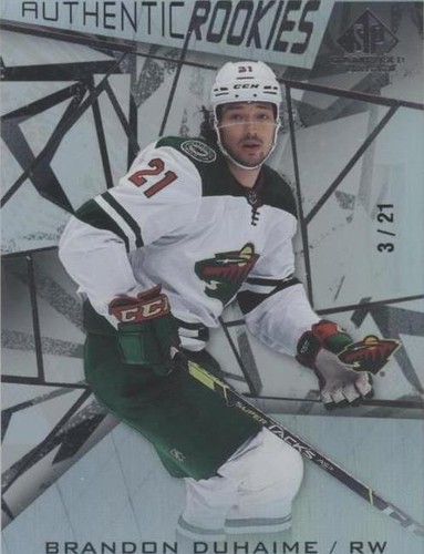 2021-22 Upper Deck SP Game Used - Brandon Duhaime #136