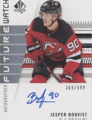 2019-20 SP Authentic - Jesper Boqvist #190