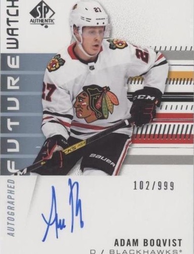2019-20 SP Authentic - Adam Boqvist #219