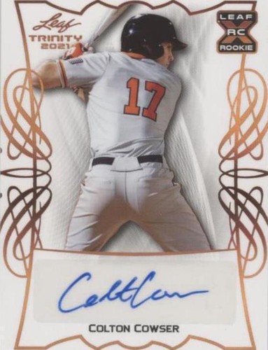 2021 Leaf Trinity - Colton Cowser #BA-CC1