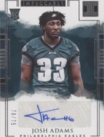 2018 Panini Impeccable Josh Adams #158